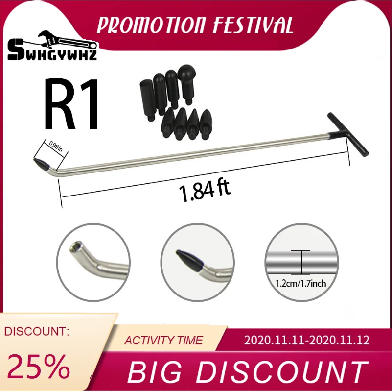 1 шт. ремонт вмятин без покраски новый дизайн стержни Инструменты Крюк с 8 кран