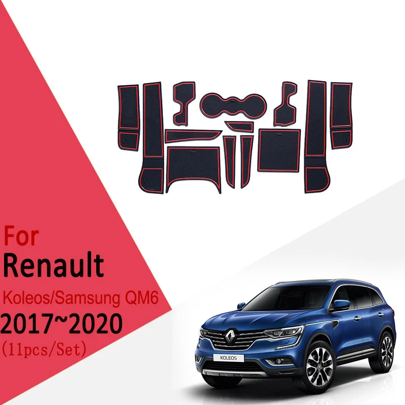 Противоскользящий коврик-подставка под ворота для Renault Koleos MK2 Samsung QM6 2017 ~ 2020