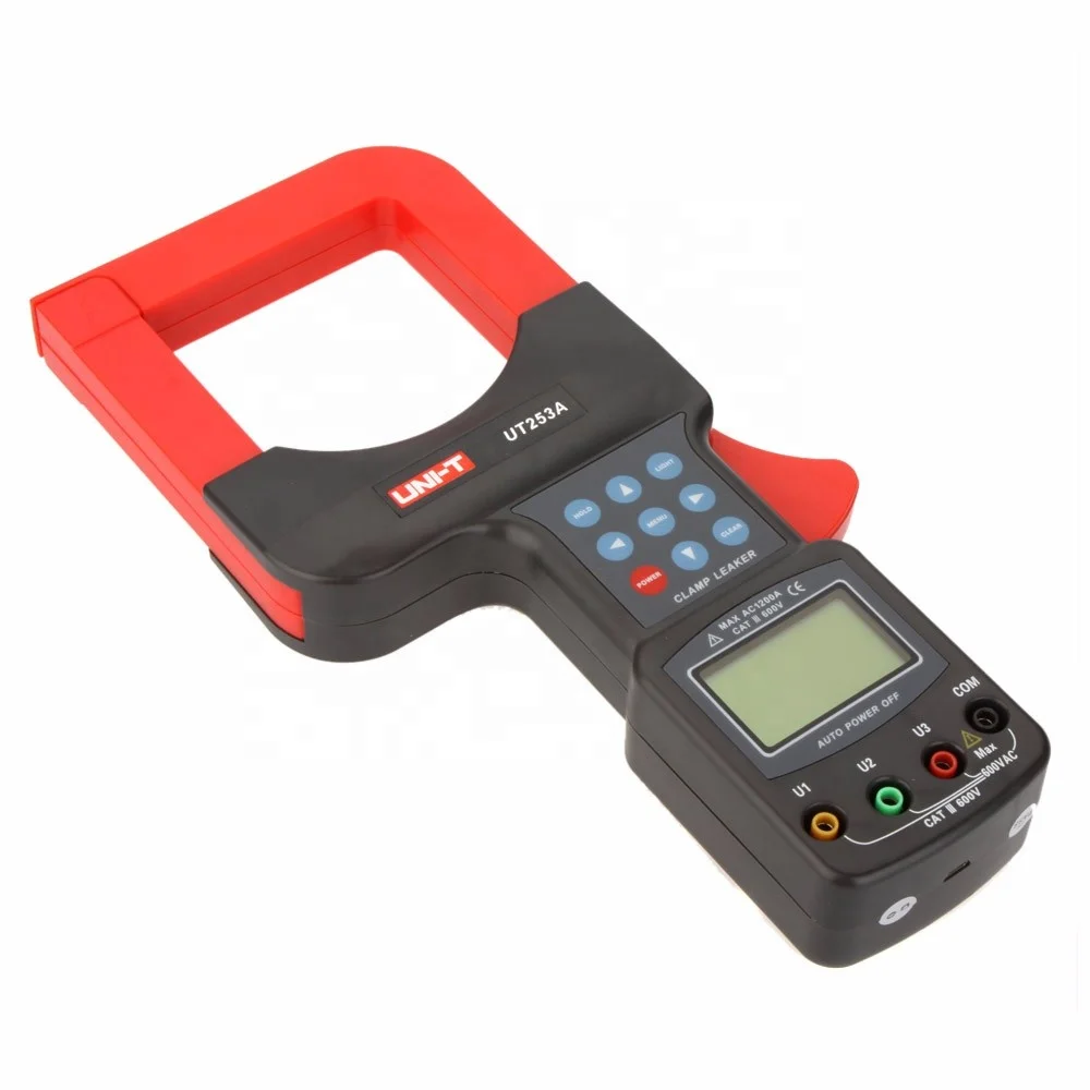 

0-1200A Large Jaw Size 80mm x 80mm Leakage Current Clamp Meter
