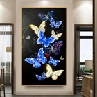 Алмазная 5D картина сделай сам с бабочкой, полноразмернаякруглая мозаика, Набор для вышивки алмазами, рукоделие, вход, украшение для дома