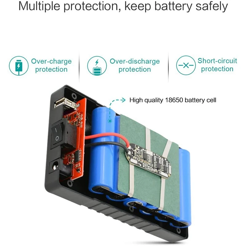Перезаряжаемый литий-ионный аккумулятор 24 В 12000 мАч DC для светодиодной ленты и