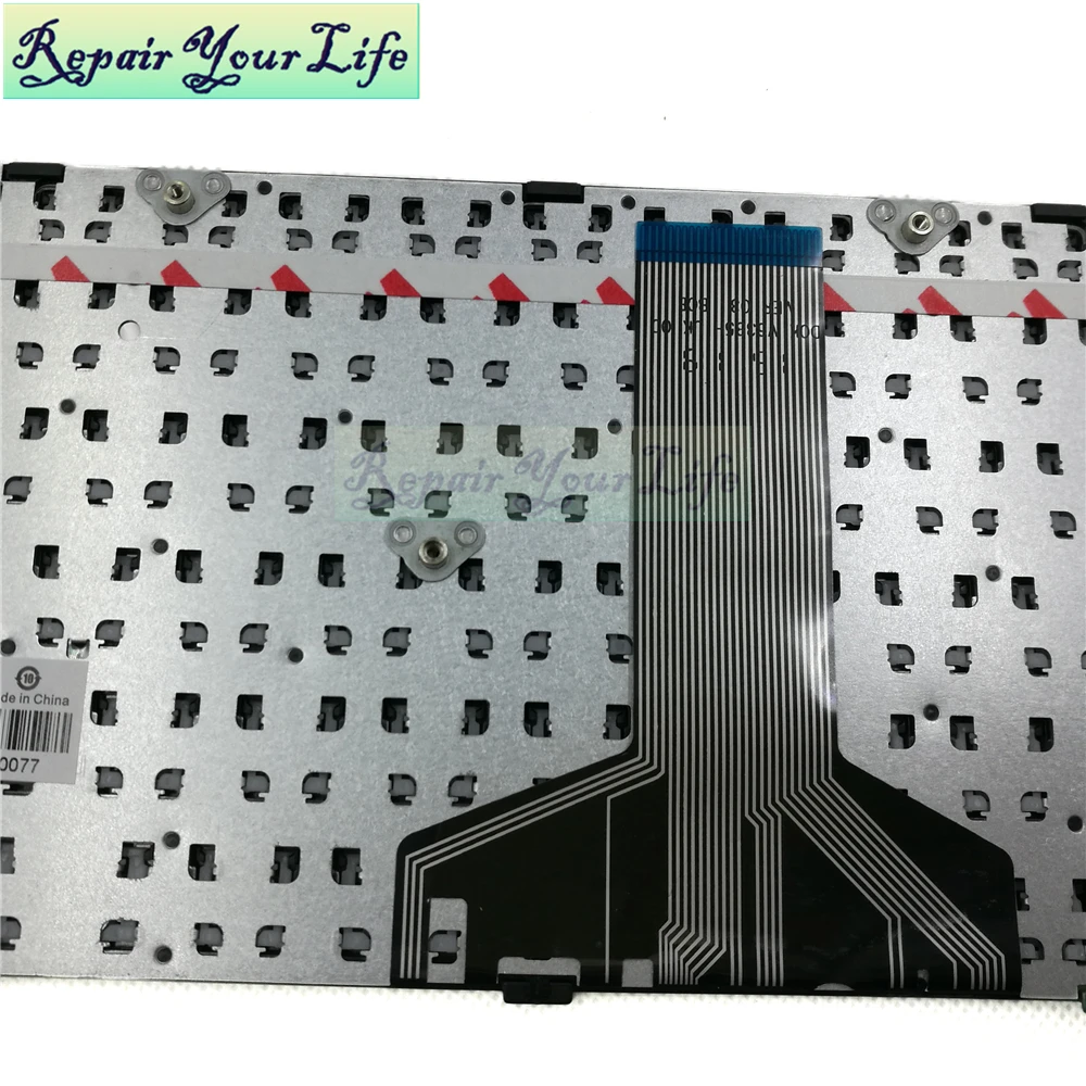 Клавиатура ноутбука LA Latin для Lenovo 100-15ibd Ideapad B50-50 черная со структурой SN20J78594 PK1310E1A15 6385H-LS детали включены.