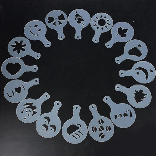 16 шт. трафареты для бариста капучино | Дом и сад