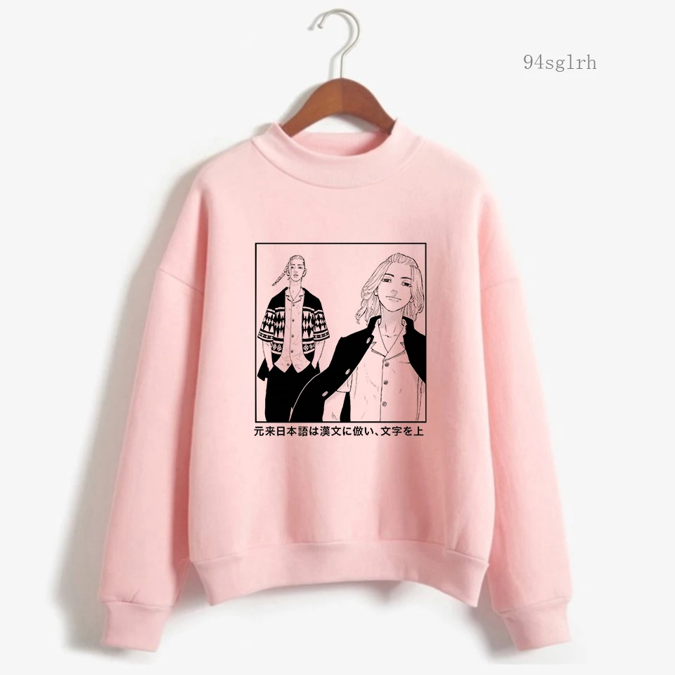 Толстовки с капюшоном принтом Токио Женская толстовка Повседневный пуловер в