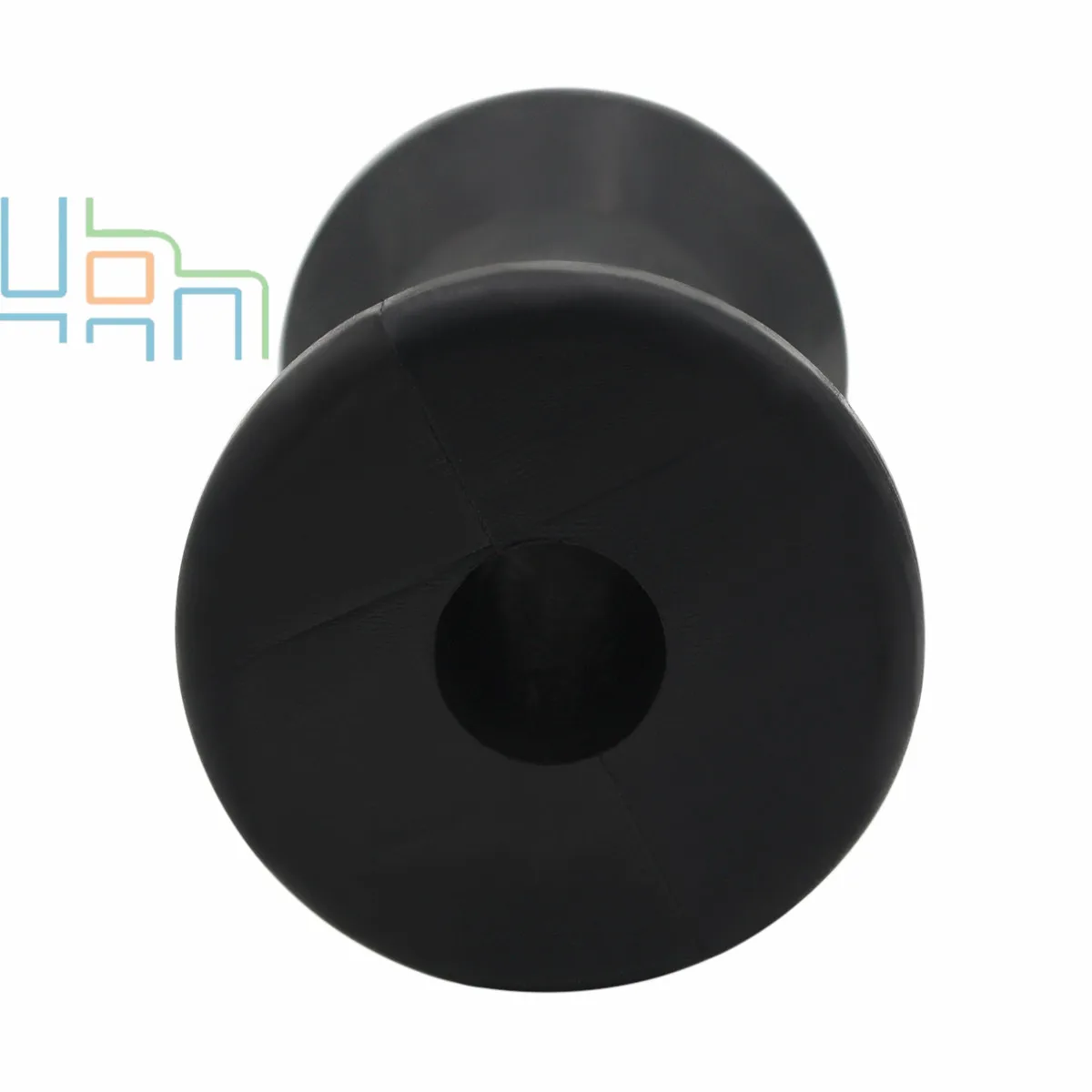 4 дюйма Ширина Лодочный Прицеп черный полиуретан катушки ролик 1/2 дюймов