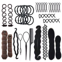 magic hair braiding tools for women rubber band hair tiesringsropes ponytail holders elastic hair bands girl hair accessories