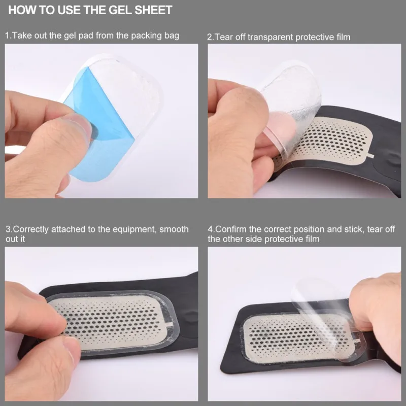 5/10 упаковок гидрогелевые наклейки для мужчин тренажер стимуляции мышц гелевые