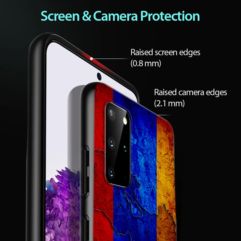 

Armenian Flag Anti-Fall Back Cover For Samsung Galaxy S20 Ultra Plus A01 A11 A21 A31 A41 A51 A71 A91 Phone Case