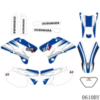 full graphics decals stickers motorcycle background custom number name for yamaha wr250f wr450f wr 250f 450f 2003 2004