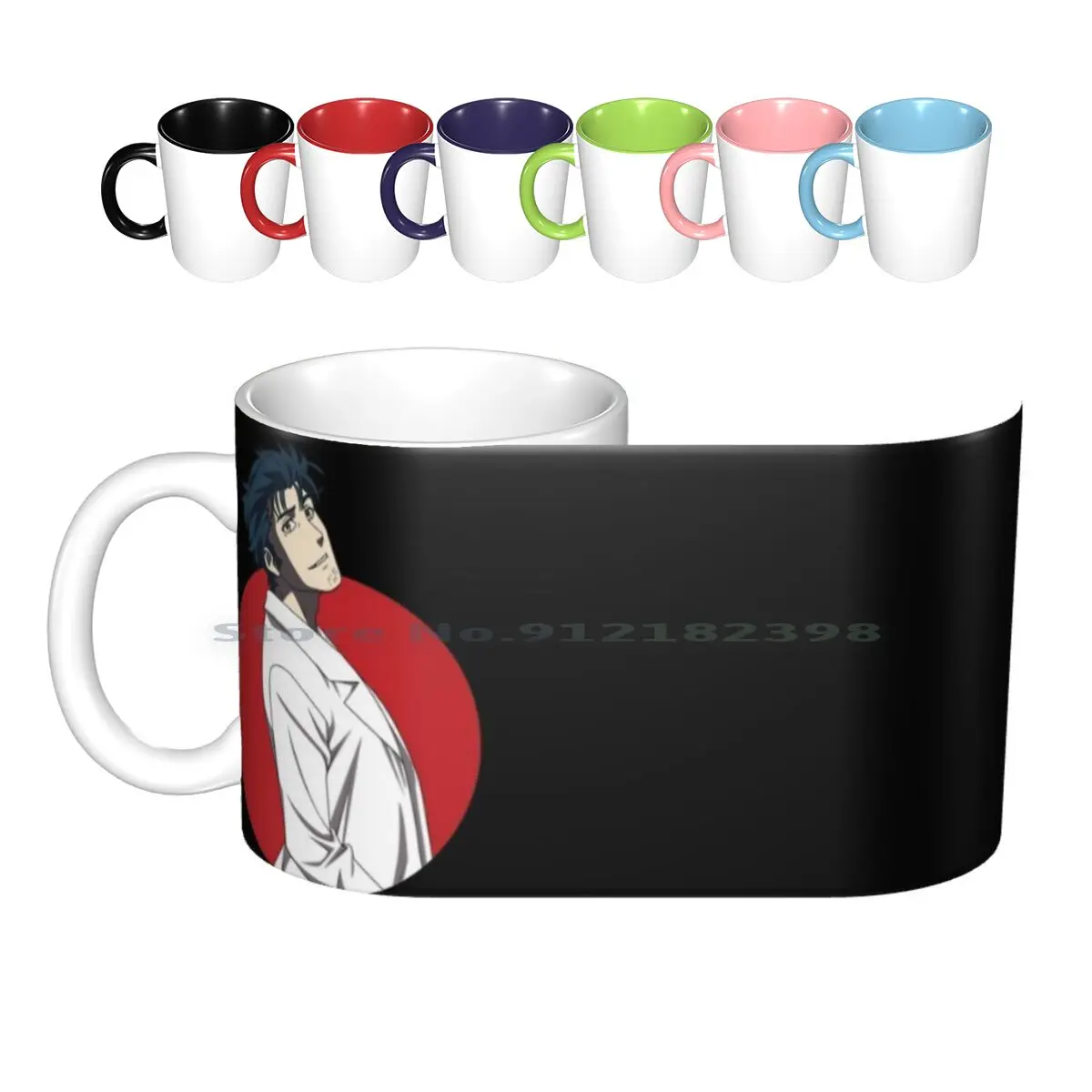 

Steins Gate-Rintaro Okabe Ceramic Mugs Coffee Cups Milk Tea Mug Steins Gate Rintaro Okabe Kurisu Makise Manga Okabe Steins