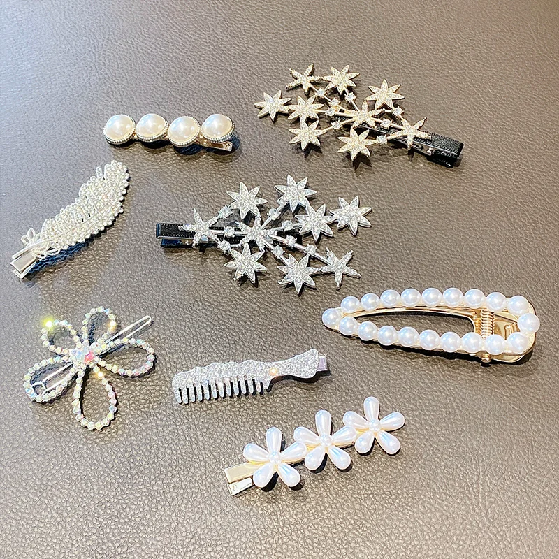 5 шт./компл. для женщин обувь девочек элегантный полный жемчуг геометрический