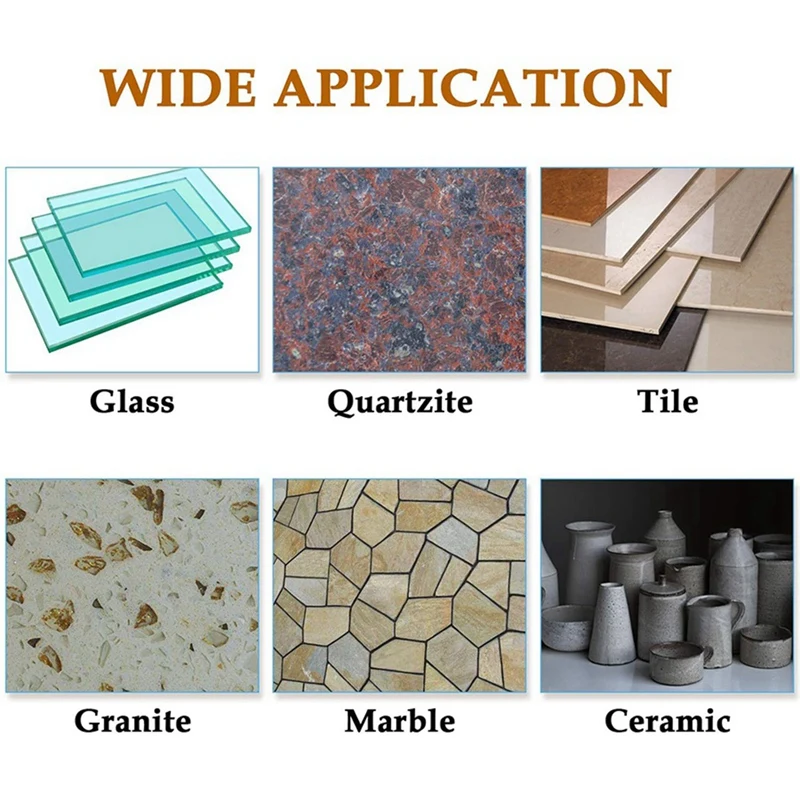 

1 Set Stainless Steel Flat Washers Set & 1 Set Diamond Hole Saw Set