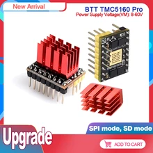 BIGTREETEH BTT TMC5160 Pro V1.1 SPI Stepper Motor Driver For Octopus Pro SKR V1.4 MINI E3 Ender3 Upgrade 3D Printer Parts