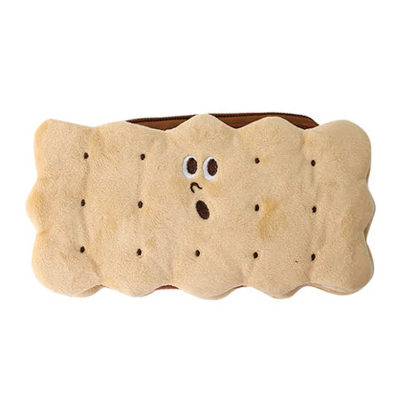 Оригинальная сумка карандаш для печенья милый плюшевый сетчатый красный сендвич