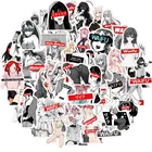 Стикеры Hentai Waifu, 50 шт., аниме, сексуальные девушки, граффити, стикеры для самостоятельной сборки, скейтборда, телефона, велосипеда, мотоцикла, ноутбука