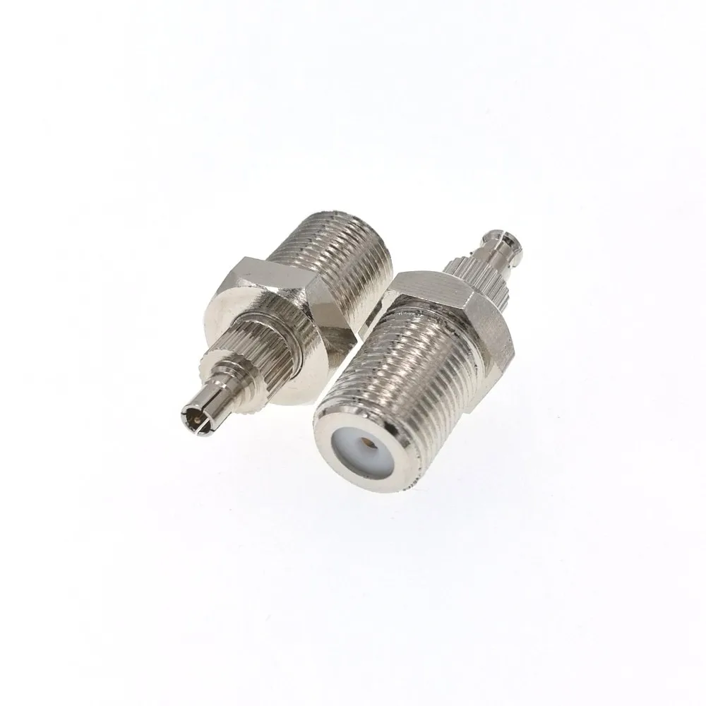 10 шт. Универсальный CRC9 штекер + TS9 на F гнездо RF адаптер Huawei ZTE 4G Модем|male female connector|ts9