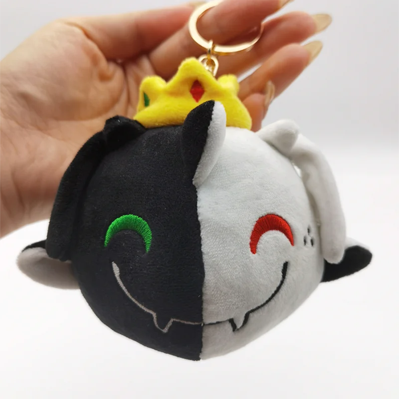 

2021 Ｎew Ranboo Keychain Plush Keychain Toy Ranboo Stuffed Doll Idol Key Rings Accessories for Christmas Gift