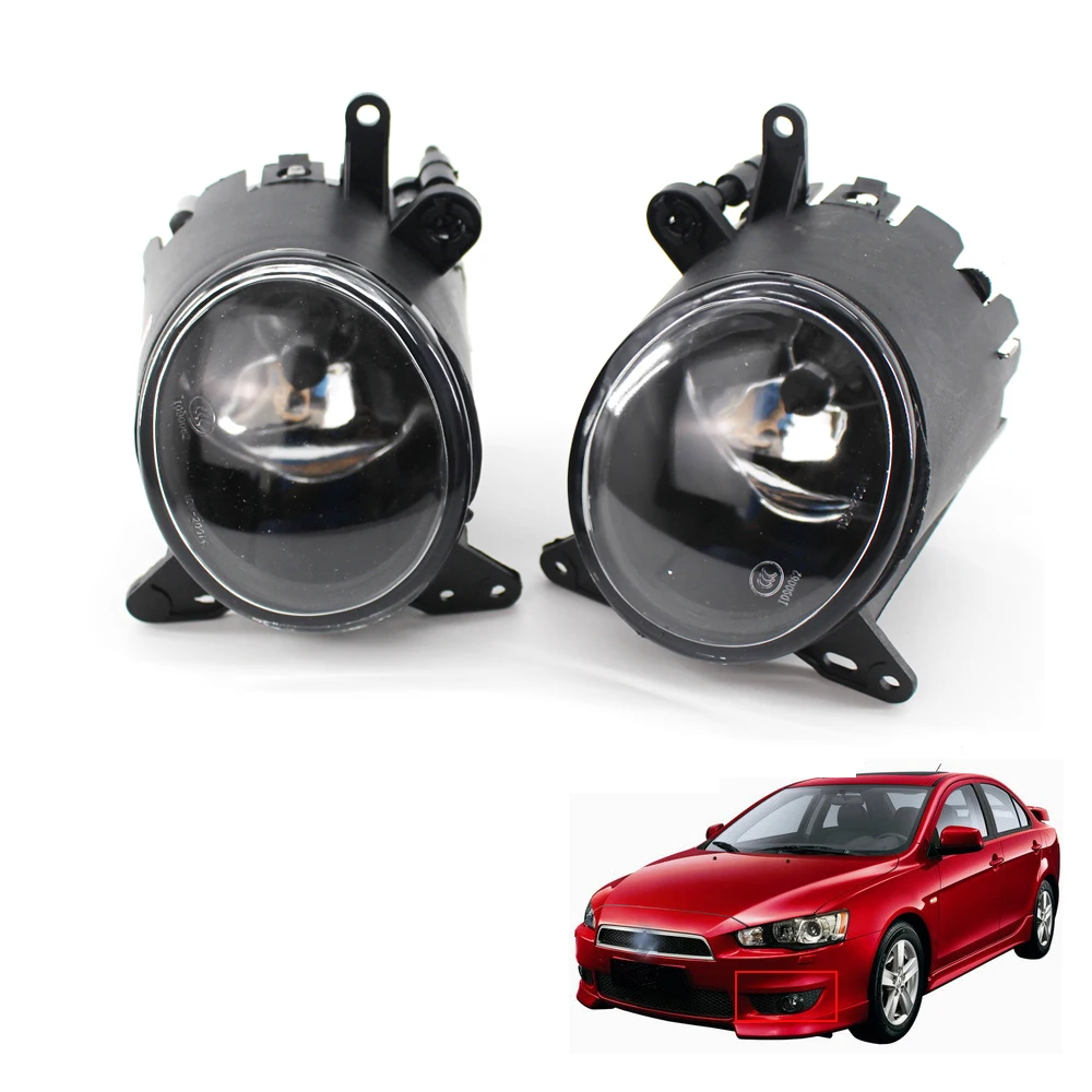 Пара противотумансветильник для Mitsubishi Lancer Clear W/ Bulb 2008 2012|Фара авто в сборе| |