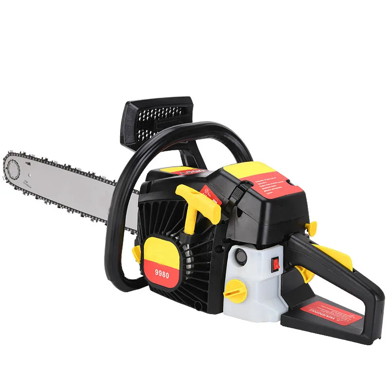 

9800W Chain Saw Logging Saw High Power Household Chain Saw Gasoline Chain Saw 88CC Engine Gasoline Logging Machine CH