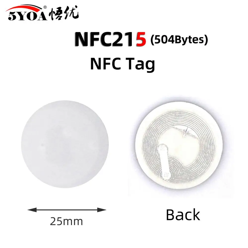 NFC метка NFC215 ярлык 215 стикеры значки ярлыки 13 56 МГц для huawei share ios13 личные быстрые