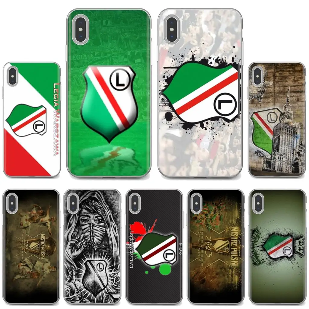 Legia Warsaw Warszawa Poland мягкий чехол с логотипом для iPhone iPod Touch 11 12 Pro 4 4S 5 5S SE 5C 6 6S 7 8 X XR XS Plus
