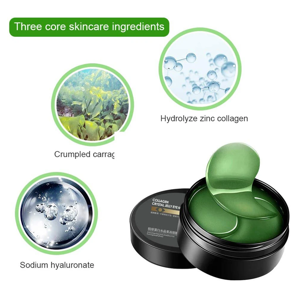 60 шт. увлажняющая маска для кожи водорослей от Тёмных кругов и мешков под