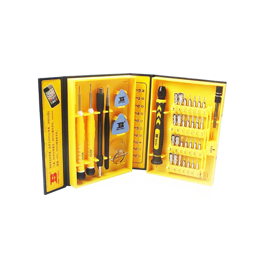 SIJIBOSI 38 шт отвертки для ПК/КПК/инструмент ремонта мобильных телефонов|kit feet|screwdriver