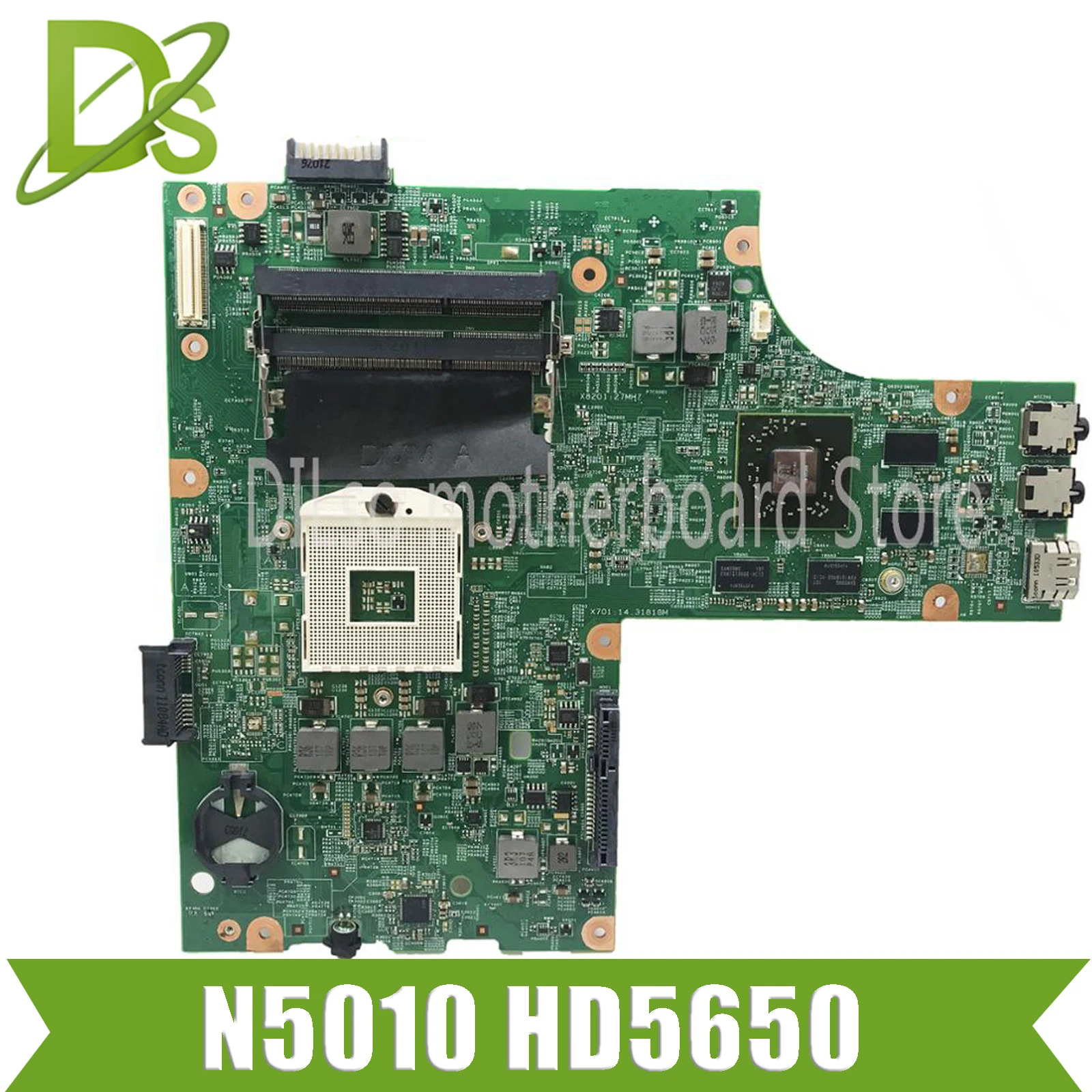 KEFU 09909 1 Материнская плата для DELL inspiron N5010 материнская CN 0VX53T 052F31 48.4HH01.011 HM57 GPU