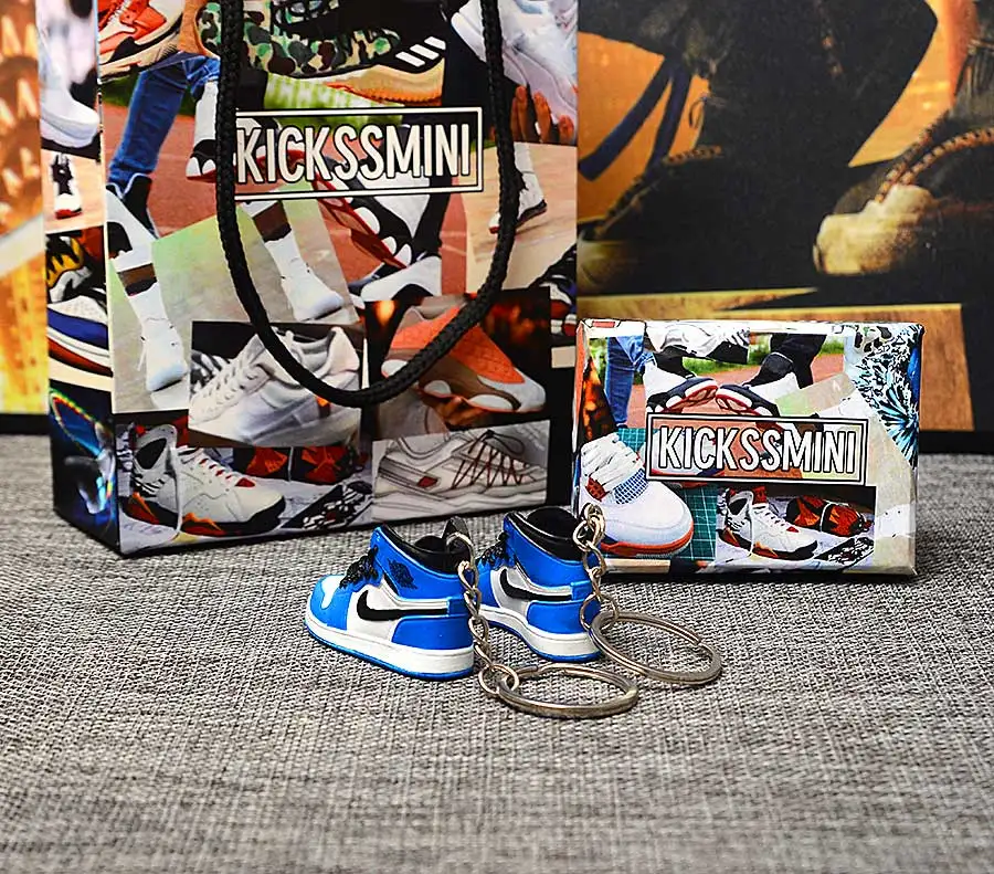 Персональный DIY Jordan Generation AIR JORDAN 1 chicago 3D кроссовок фигурный брелок сумка Подвеска парный брелок