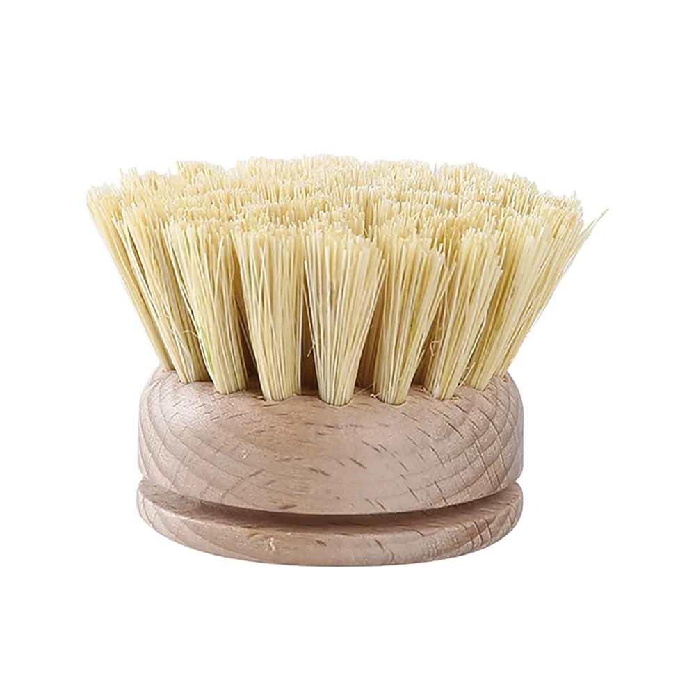 

Wooden Pan Pot Brush With Natural Beech Wood Long Handle For Washing Dishes Pots Pans Ktichen Tools Household Sisal Brush Plate