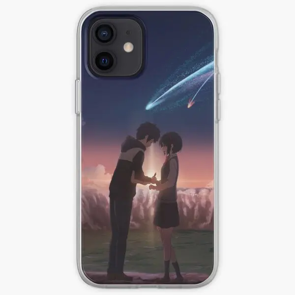 Чехол для телефона Kimi No Na Wa с вашим именем мягкий чехол на заказ iPhone 5 5S 11 12 13 Pro Max Mini