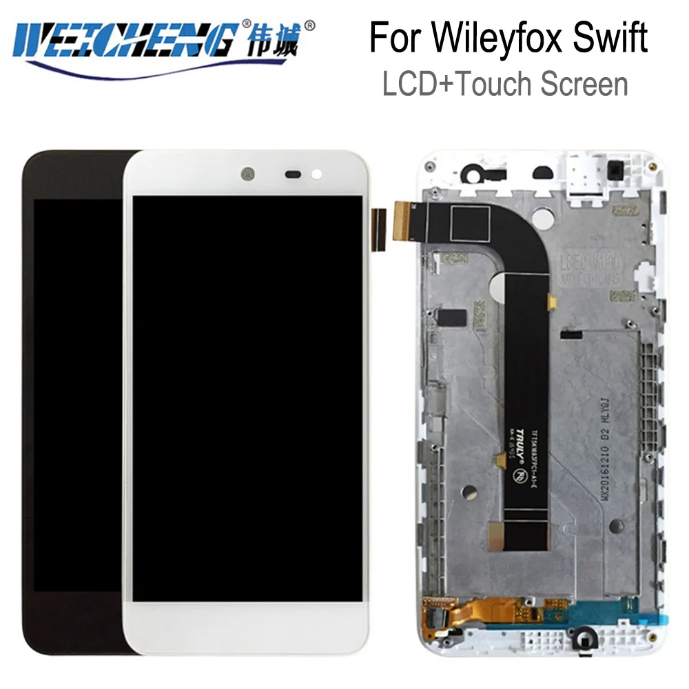 WEICHENG для Wileyfox Swift ЖК-дисплей и сенсорный экран в сборе с рамкой аксессуары LCD +
