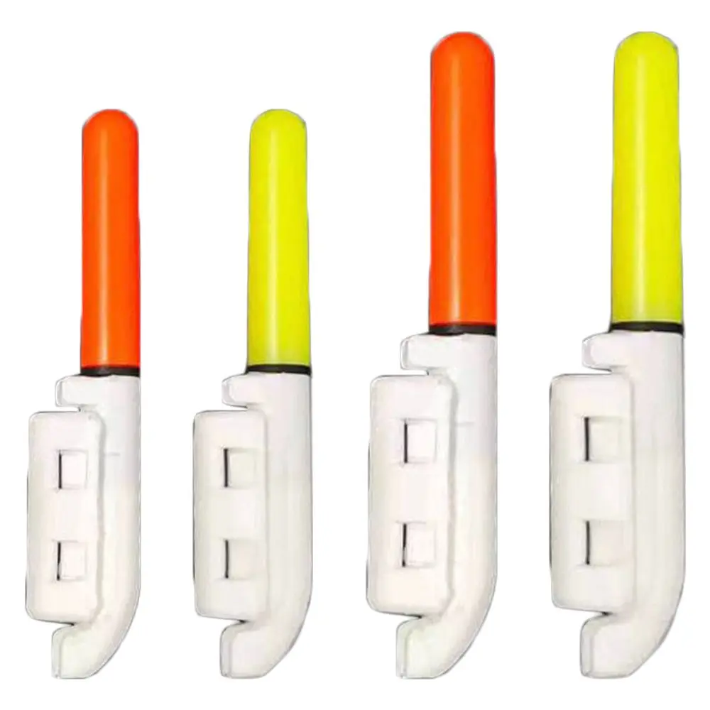

4PCS Useful Night 425 Battery Red/Yellow Dark Glow Stick Fluorescent Light Bite Alarm Fishing Rod Tip Lightstick