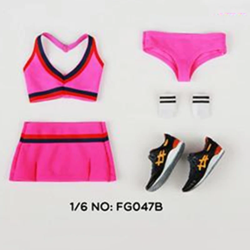 B pink 1/6 весы женский комплект одежды огненная девочка игрушки FG047 четыре цвета F 12 ''большая грудь бюст тело Фигурка DIY украшения - Цвет: B pink