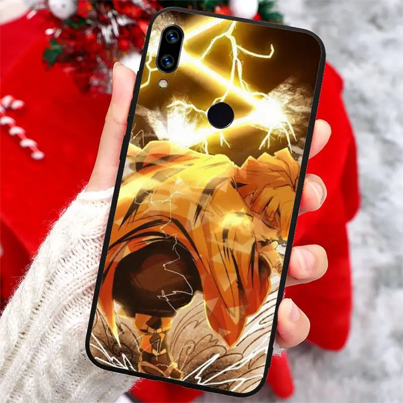 

Kimetsu no Yaiba Japan anime Phone Case For Xiaomi Redmi note 7 8 9 t max3 s 10 pro lite coque shell cover funda