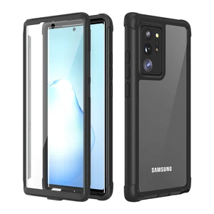 360 full body rugged back case for samsung galaxy note 20 ultra shockproof case cover with screen protector film free global shipping