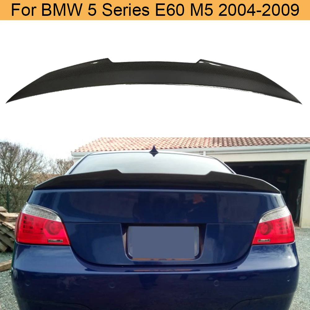 Автомобильная основа для BMW 5 серии E60 M5 2004-2009 задний спойлер из углеродного