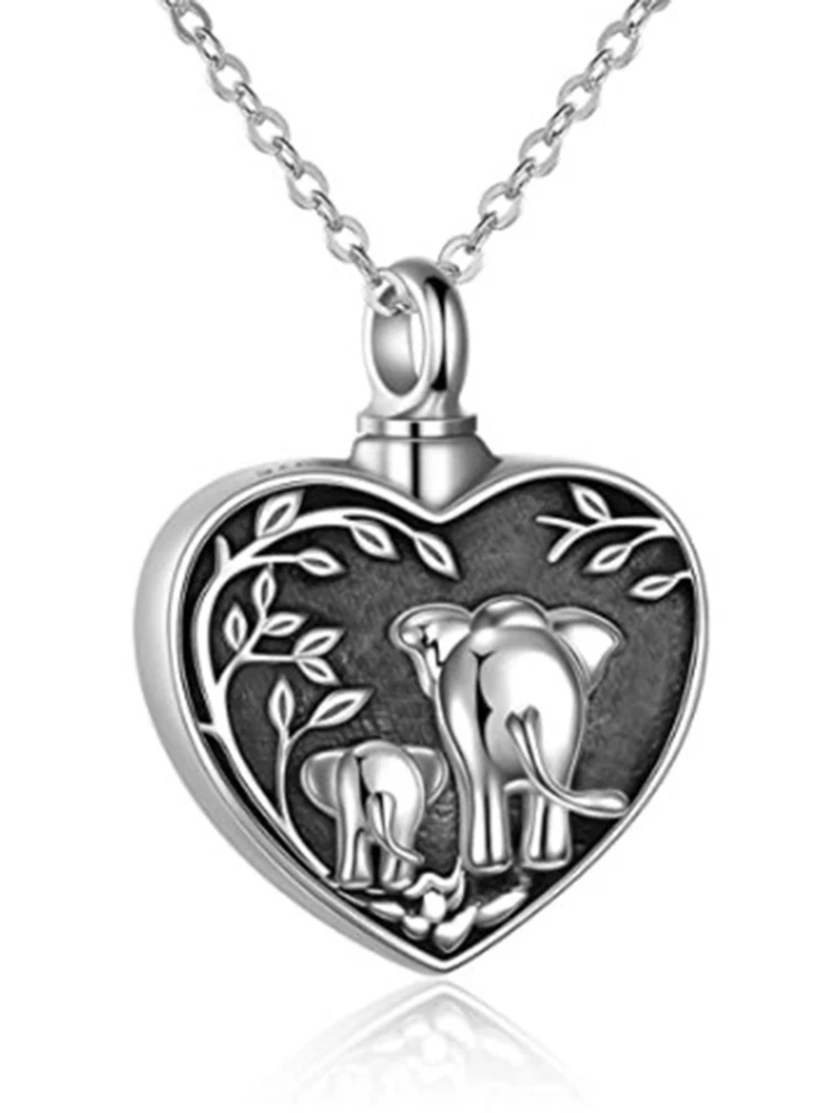 

Elephant Ashes Necklace-ladies Ashes Necklace Jewelry Gifts New 1pc 2.8*1.9cm
