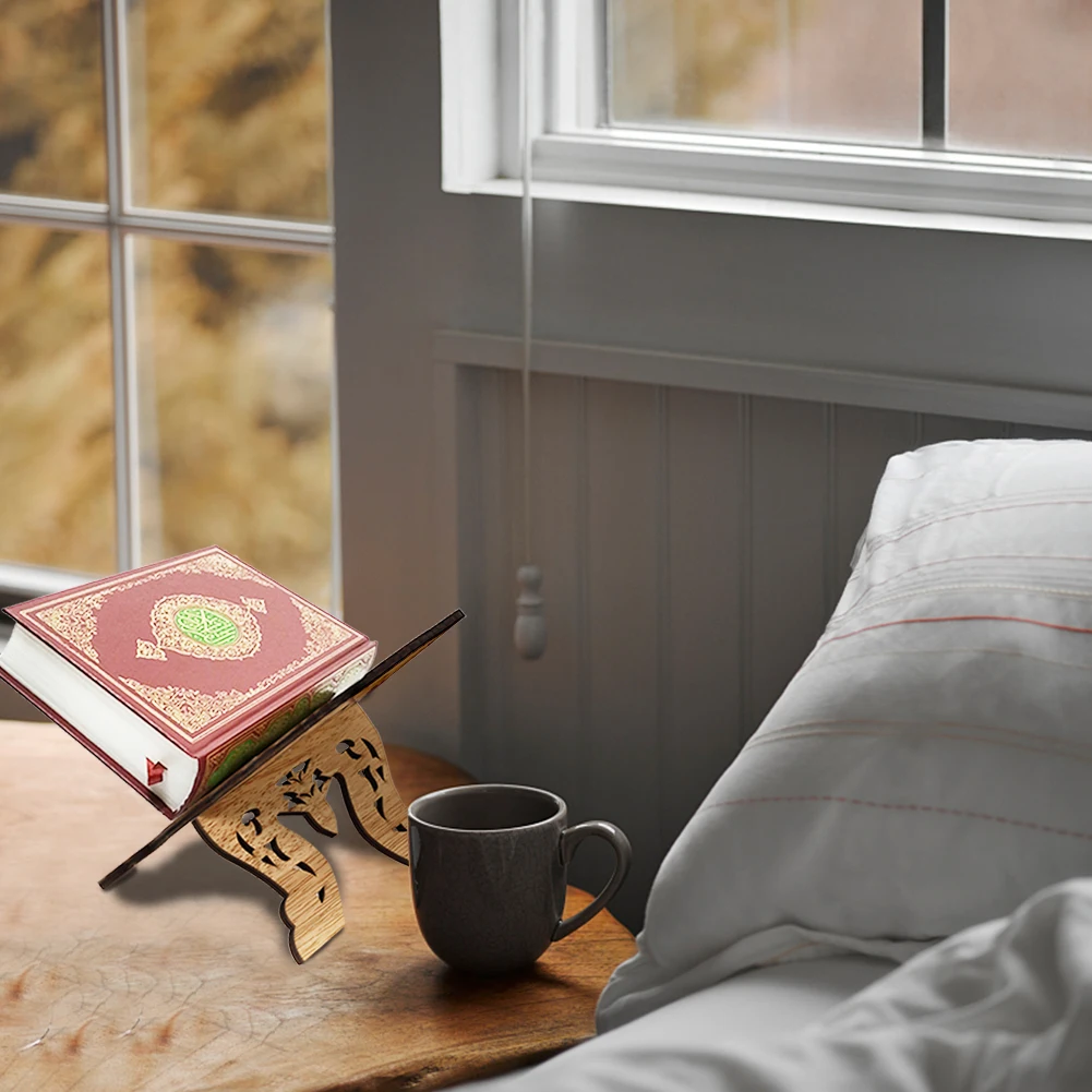 Деревянная полка для книг Ид аль-Фитр ислам ИС рамка Библии Куран Коран подставка