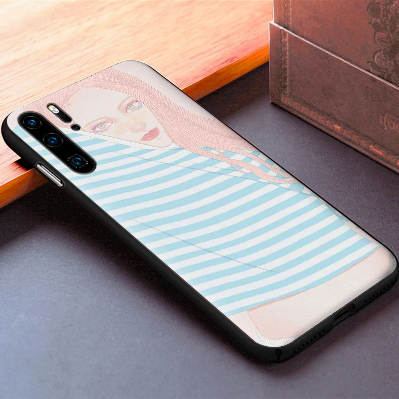 Для huawei Y6 Y7 2018 Y9 Prime 2019 Коврики 10 20 Pro Nova2 3 4 Lite Nova 2i 3i 5i крышка Цвет девушка чехол для