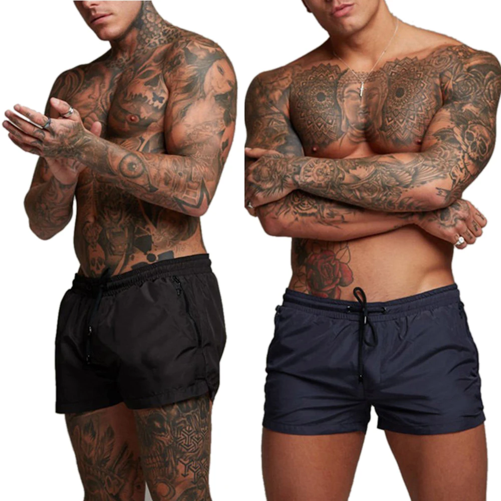 

New Mens Swimsuit Sexy Swimwear Men Swimming Shorts Men Briefs Beach Shorts Sports Suits Surf Board Shorts Men Swim Trunks 2020