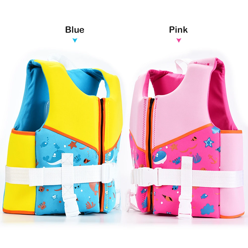 

Kids Surfing Swimming Life Vest Children Swimming Life Jacket Boys Grils Zipper Swim Vest Water Sports Saving Life Equipment