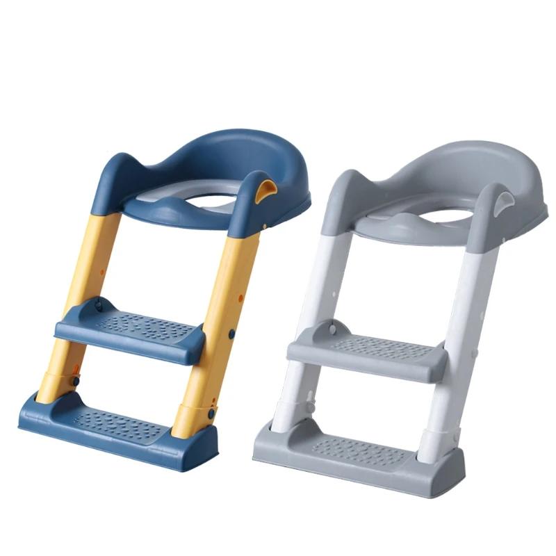 저렴한 휴대용 접이식 변기 변기 의자 어린이 조절 가능한 스텝 스툴 사다리 소변기와 어린이 미끄럼 방지 변기 훈련 좌석