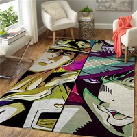 jojos bizarre adventure rug square anti skid area floor mat rug non slip mat dining room living room soft bedroom carpet 01