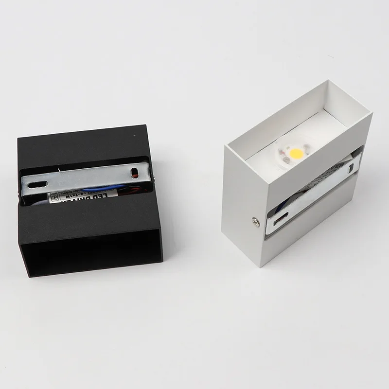 Настенный светодиодный квадратный приглушаемый светильник комнатное