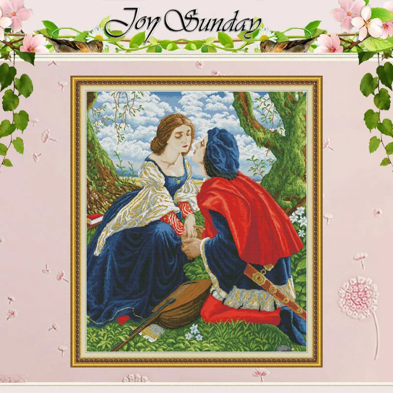 

Lovers Patterns Counted Cross Stitch Set DIY 11CT 14CT 16CT Stamped DMC Cross-stitch Kit Embroidery Needlework Home Decor Gifts