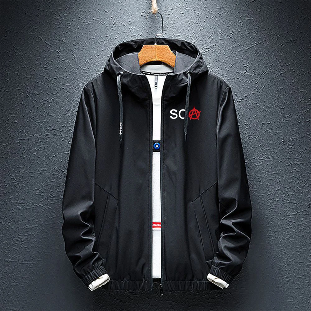 Летняя Мужская ветрозащитная водонепроницаемая куртка Sons Of анархии