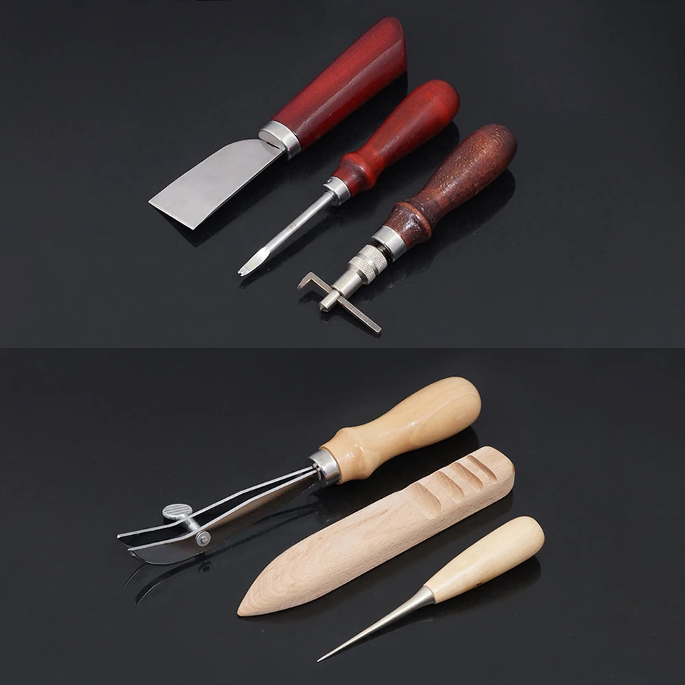 Набор инструментов для работы с кожей 6 шт.|Наборы ручных инструментов| |