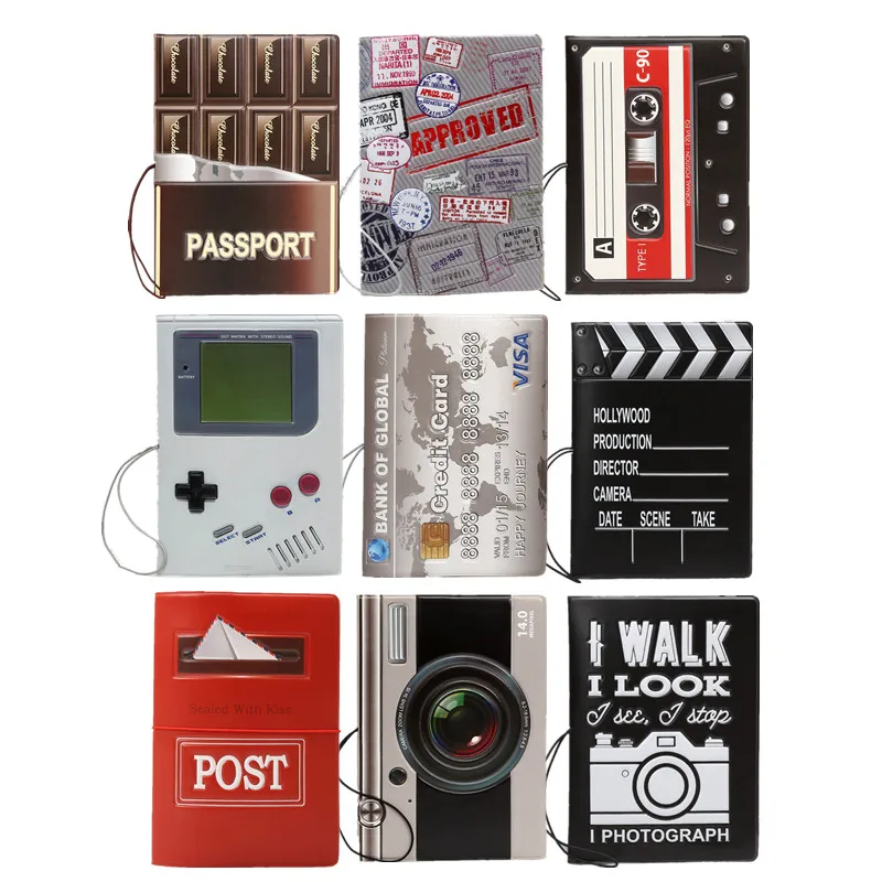 3D-чехол для видеоигр в стиле ретро футляр паспорта кредитных карт камеры