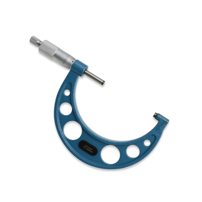 shahe 75-100mm High Accuracy Carbide tip premium Outside Micrometer Gauge 0.01mm precision measuring tools micrometer | Инструменты